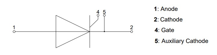 Application Circuit Diagram - Infineon Technologies T14/T17 1600V Phase Control Thyristors